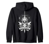Diseño de Calavera de Christcore, gótico Cristiano, de Jesús es victorioso Sudadera con Capucha