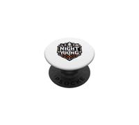 Diseño de Calavera de Halloween Espeluznante de la Noche es Joven PopSockets PopGrip Adhesivo