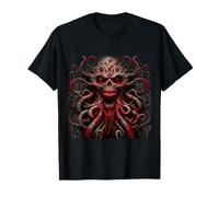 Diseño de Calavera de Muertos vivientes de Alien Horror Nightmare Gothic Camiseta