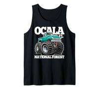 Diseño de camioneta Todoterreno 4x4 del Bosque Nacional de Ocala, EE. UU. Camiseta sin Mangas