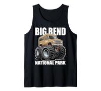 Diseño de camioneta Todoterreno 4x4 del Parque Nacional Big Bend Camiseta sin Mangas