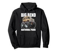 Diseño de camioneta Todoterreno 4x4 del Parque Nacional Big Bend Sudadera con Capucha