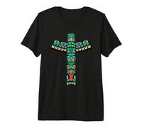 Diseño de Camiseta de águila tótem Nativo Americano y espíritus Camiseta Premium