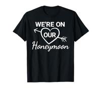 Diseño de camiseta de luna de miel para parejas Estamos en nuestra luna de miel Camiseta
