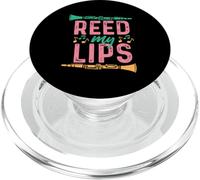 Diseño de caña de clarinete My Lips para mujeres y niñas PopSockets PopGrip para MagSafe