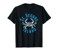 Diseño de cangrejo azul de St. George Island Florida Camiseta