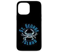 Diseño de cangrejo azul de St. George Island Florida Carcasa para iPhone 13 Pro Max