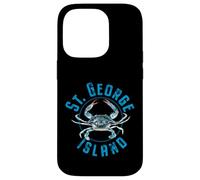 Diseño de cangrejo azul de St. George Island Florida Carcasa para iPhone 14 Pro