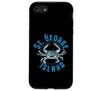 Diseño de cangrejo azul de St. George Island Florida Carcasa para iPhone SE (2020) / 7 / 8