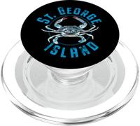 Diseño de cangrejo azul de St. George Island Florida PopSockets PopGrip para MagSafe