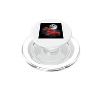 Diseño de Cangrejo bajo la Luna Llena Cielo Nocturno PopSockets PopGrip para MagSafe