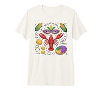 Diseño de cangrejos de Mardi Gras Belle of The Boil Camiseta Premium
