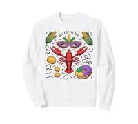 Diseño de cangrejos de Mardi Gras Belle of The Boil Sudadera