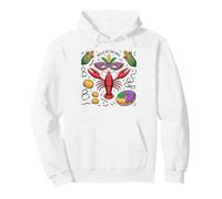 Diseño de cangrejos de Mardi Gras Belle of The Boil Sudadera con Capucha