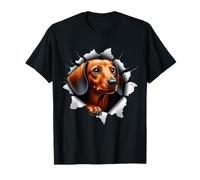 Diseño de cara de perro salchicha divertido Chiweenie Wiener Art Weiners Camiseta