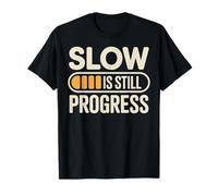 Diseño de Caracol de Yoga Slow is Still Progress Vida Consciente Camiseta