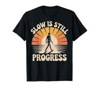 Diseño de Caracol de Yoga Slow is Still Progress Vida Consciente Camiseta