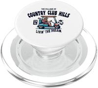 Diseño de carrito de golf de The Village of Country Club Hills PopSockets PopGrip para MagSafe