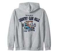 Diseño de carrito de golf de The Village of Country Club Hills Sudadera con Capucha