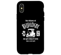 Diseño de carrito de golf The Village of Belvedere TV FL Carcasa para iPhone X/XS