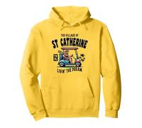Diseño de carrito de golf The Village of St Catherine Sudadera con Capucha