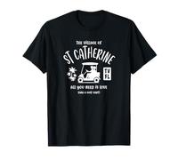 Diseño de carrito de golf The Village of St Catherine TV FL Camiseta