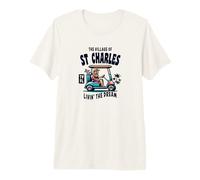Diseño de Carrito de Golf The Village of St Charles Camiseta Premium