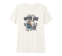 Diseño de Carrito de Golf The Village of Waters Edge Camiseta Premium