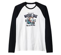 Diseño de Carrito de Golf The Village of Waters Edge TV FL Camiseta Manga Raglan