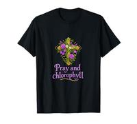 Diseño de casa de Campo para Padres de Plantas de oración y clorofila Camiseta