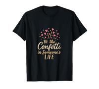 Diseño de celebración de corazón de Confeti Camiseta