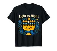 Diseño de celebración de menorá de Hanukkah Light The Night Camiseta