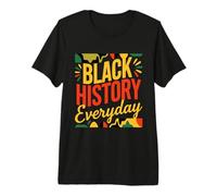 Diseño de Celebración del Día a Día de la Historia Negra Camiseta Premium
