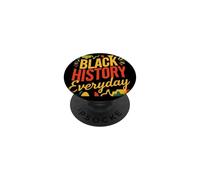 Diseño de Celebración del Día a Día de la Historia Negra PopSockets PopGrip Adhesivo