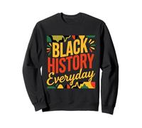 Diseño de Celebración del Día a Día de la Historia Negra Sudadera