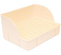 Diseño de chasis elevado para inodoro de conejo, estructura de red inferior estrecha, sistema de limpieza conveniente, guía de entrenamiento científico, detalles humanizados para jaulas, chinchillas