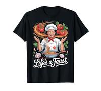 Diseño de Chef de la Vida es un festín Camiseta