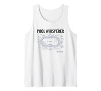 Diseño de Chico de Piscina para Chico de Piscina y Limpiador Camiseta sin Mangas