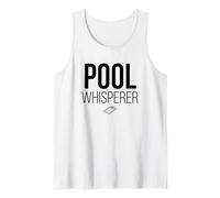 Diseño de Chico de Piscina para Chico de Piscina y Limpiador Camiseta sin Mangas