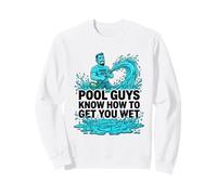 Diseño de Chico de Piscina para Chico de Piscina y Limpiador Sudadera