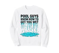 Diseño de Chico de Piscina para Chico de Piscina y Limpiador Sudadera