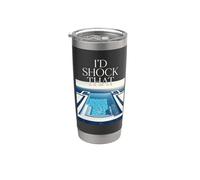 Diseño de chico de piscina para chico de piscina y limpiador Vaso térmico de acero inoxidable de doble pared