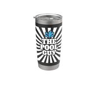 Diseño de chico de piscina para chico de piscina y limpiador Vaso térmico de acero inoxidable de doble pared