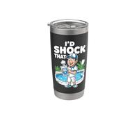 Diseño de chico de piscina para chico de piscina y limpiador Vaso térmico de acero inoxidable de doble pared