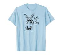 Diseño de Chihuahua Let's Go! - Happy Chihuahua Design Camiseta