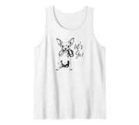 Diseño de Chihuahua Let's Go! - Happy Chihuahua Design Camiseta sin Mangas
