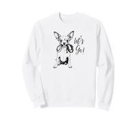 Diseño de Chihuahua Let's Go! - Happy Chihuahua Design Sudadera