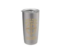 Diseño de Christian Faith Jesus Cross arrodillado para un solo hombre Vaso térmico de acero inoxidable de doble pared