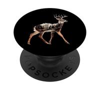Diseño de Ciervos para Amantes de los Animales del Bosque PopSockets PopGrip Adhesivo
