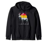 Diseño de Ciervos para Amantes de los Animales del Bosque Sudadera con Capucha